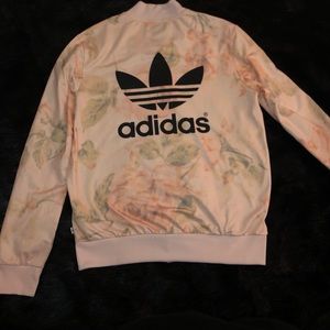 PASTEL ROSE ADIDAS TRACK JACKET